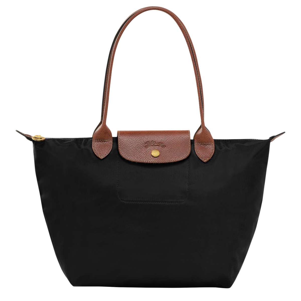 Buy Longchamp Le Pliage Original M Tote bag Black in Qatar