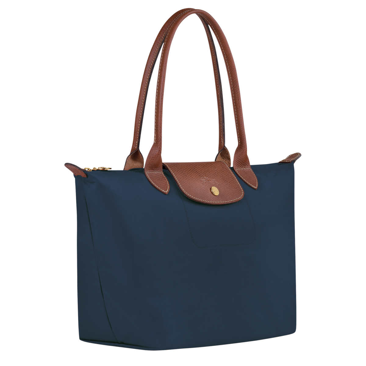 Buy Longchamp Le Pliage Original M Tote bag Navy in Qatar
